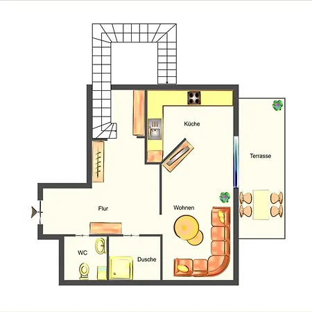Apartment Luna Achterdeck